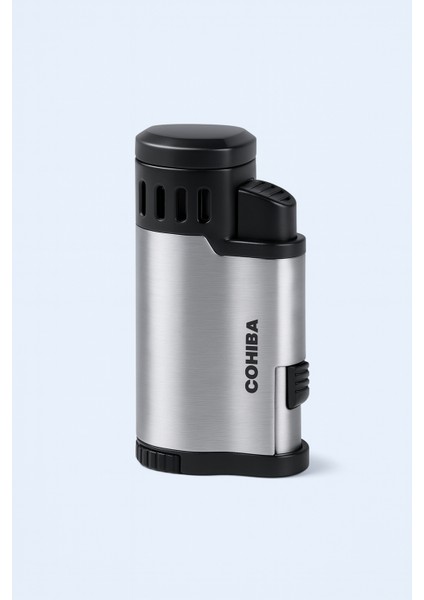 Gümüş Jet Alevli Metal Çakmak CCM0774 | Rüzgâr Dayanıklı Premium Model modelleri