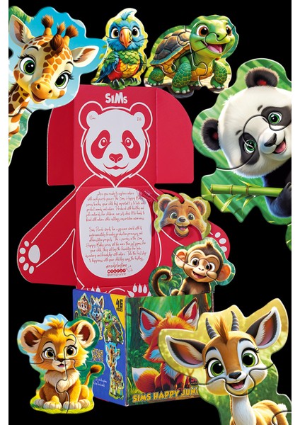 Bebekler Için Ilk Puzzle Yapboz Baby Orman - 1 Yaş Üstü Montessori Eğitici Oyuncak fiyatları