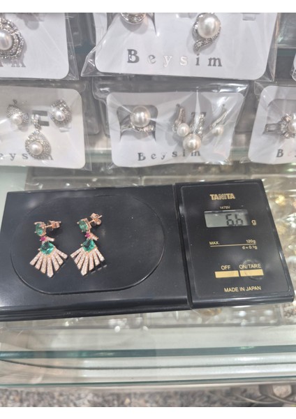 925 Ayar Gümüş Papatya Silver Özel Tasarım Ithal Küpe indirimleri