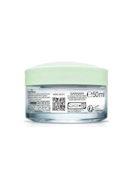 Garnier C Vitamini Parlak Günlük Aydınlatıcı Nemlendirici Krem 50ML