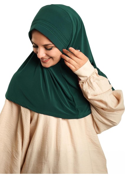 Zümrüt Pratik Hazır Geçmeli Tesettür Eşarp Sandy Kumaş Sade 1600_37 fiyatları