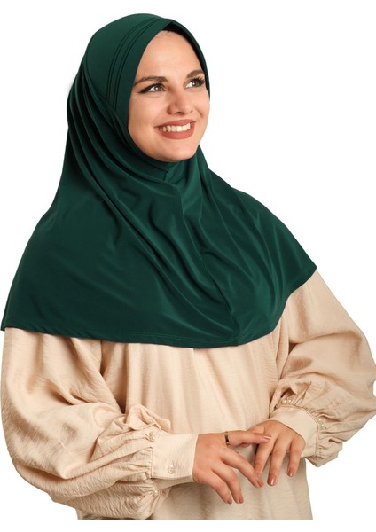 Zümrüt Pratik Hazır Geçmeli Tesettür Eşarp Sandy Kumaş Sade 1600_37 fırsatları