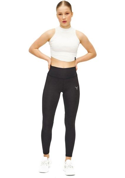 Spor Tayt Tül Detaylı Yüksek Bel Esnek ve Toparlayıcı Kadın Tayt modelleri