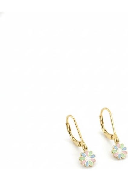 925 Ayar Papatya Silver Renkli Papatya Küpe.rose.gold.rodaj fırsatları