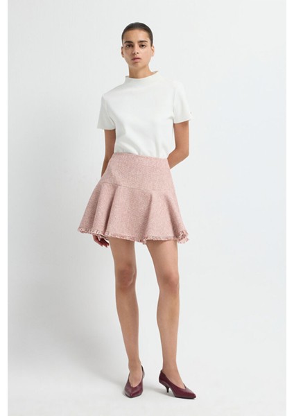 Mini Tüvit Etek Bordo 12745737000