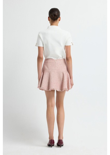 Mini Tüvit Etek Bordo 12745737000