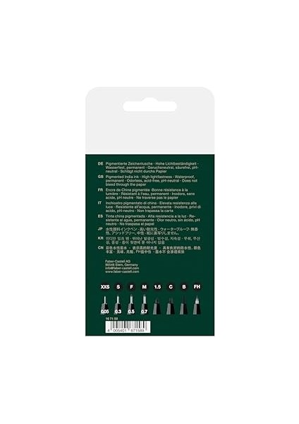 Pitt Artist Pen Çizim Kalemi 8'li, C 199 fiyatları