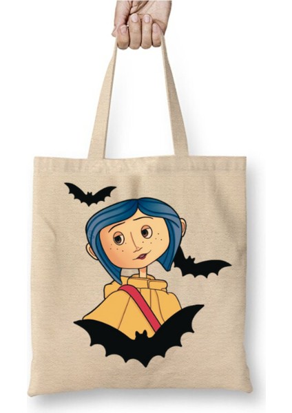 Caroline Bez Çanta Uzun Saplı Alışveriş Çantası Plaj Çantası