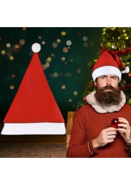 Noel Baba Şapkası Polar Yetişkin