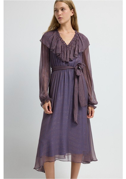 Fırfır Detaylı Elbise Emp.bordo 12445788000 fiyatları