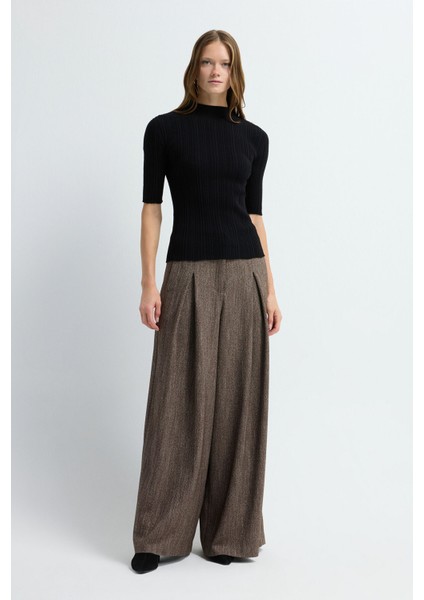 Fitilli Triko Bluz Siyah 13945619000 modelleri