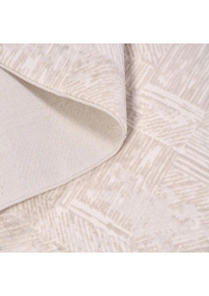 Bram Modern Krem Polyester Kaydırmaz Tabanlı Makine Halısı modelleri