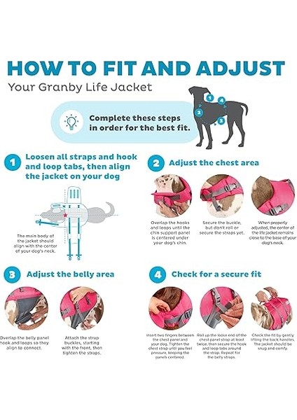 Hound Granby Splash Pembe Köpek Can Yeleği, Small modelleri