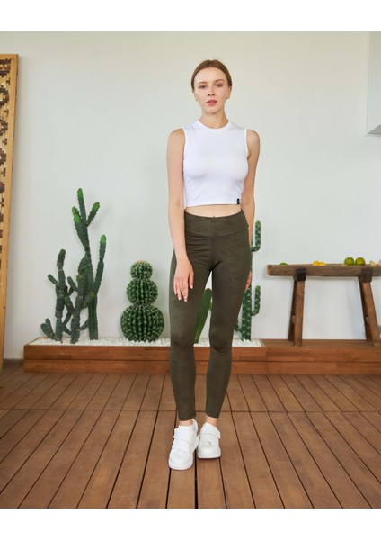 Kalın Askılı Büstiyer Bisiklet Yaka Spor Crop Top fiyatları