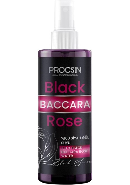 Procsin Black BACCARA%100 Siyah Gül Suyu 200 ml