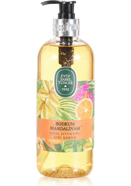 Eyüp Sabri Tuncer Doğal Zeytinyağlı Sıvı Sabun Bodrum Mandalinasi Pet Şişe (500 Ml) modelleri