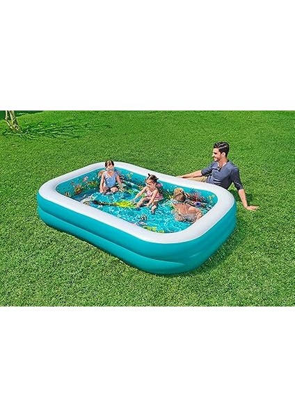 3D Undersea Adventure Şişirilebilir Oyun Havuzu 2,62 M x 1.75 M x 51 cm fiyatları