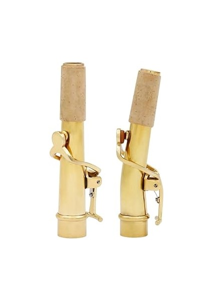 Tenor Soprano B-Düz Saksafon Sax Viraj ve Düz Boyun Kiti Temizlik Bezi ile Pirinç Malzeme 16.8mm Saksafon Aksesuar fiyatları