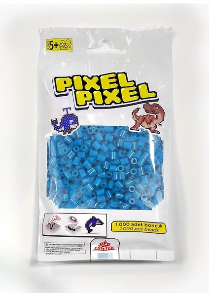 Castle 1000'LIK Midi Boncuk-Açık Mavi