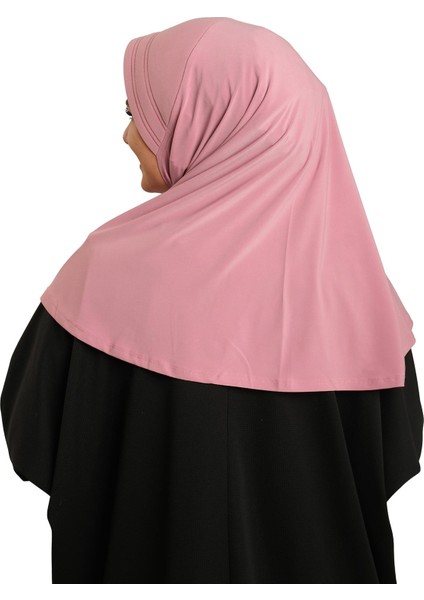 Gül Kurusu Pratik Hazır Geçmeli Tesettür Eşarp Sandy Kumaş Sade 1600_18 indirimleri