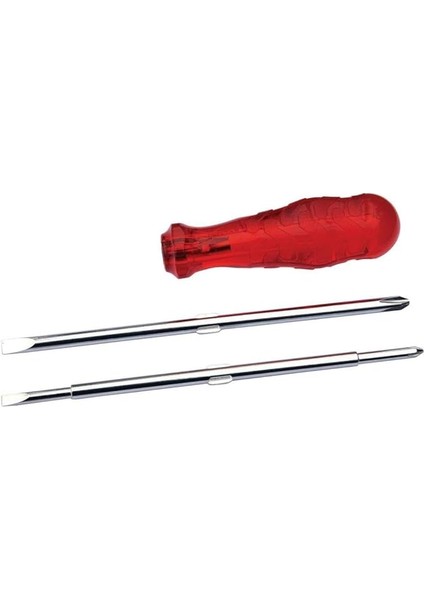 Izeltaş 4240007102 Değişken Uçlu Tornavida Seti, Kırmızı, Değişken
