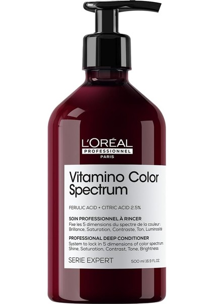 L&apos;oréal Professionnel Paris Serie Expert Vitamino Color Spectrum Boyalı Saçlar Için Saç Kremi 500 Mililitre
