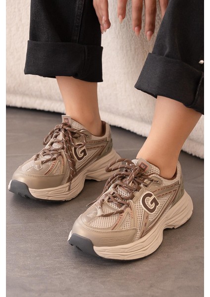 Kelly Guja Ithal Özel Seri Kadın Spor Ayakkabı Bej fiyatları