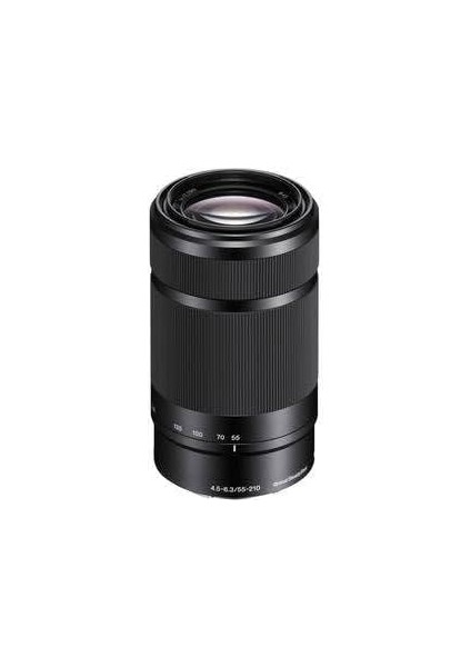 SEL-55210 Telefoto Zoom Lens, 55-210 Mm, F4.5–6.3, Oss, Aps-C, A6000, A5100, A5000 ve Nex Serisi Için Uygun, E-Mount, Siyah (Sony Eurasia Garantili) modelleri