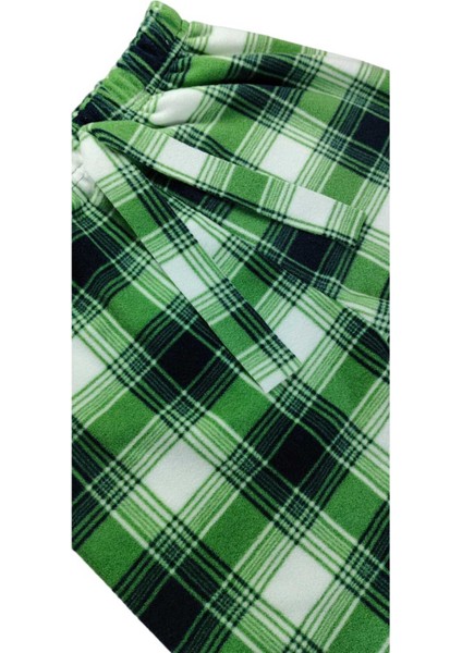 Kadın Kışlık Yeni Model Desenli Alt Polar Pijama