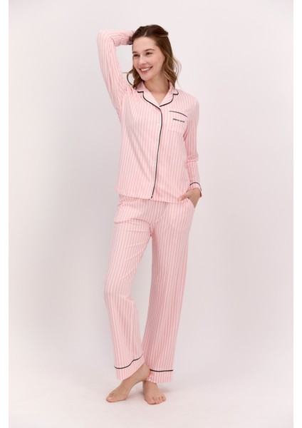 Lisansli Pierre Cardin Çizgili Pijama Takım 8/7/6/5 modelleri