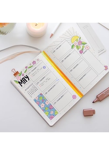 Bullet Journal Noktalı Defter 140 Gr. 80 Yaprak Glow modelleri