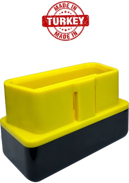 Obd2 Teşhis Kutusu Süper Mini Obd Kutusu + Kapak Obd 16 Pin Konnektör + Sarı