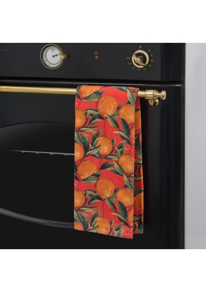 Soft Randig Mutfak Havlusu - Turuncu - 40X66 cm fiyatları