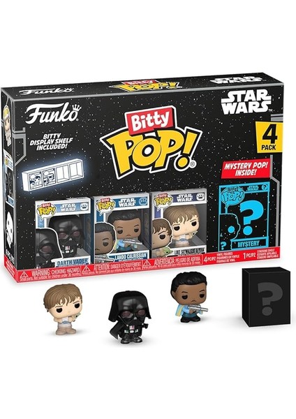 Nita Toys Bitty Pop Star Wars: Darth Vader 4'lü Paket Figür