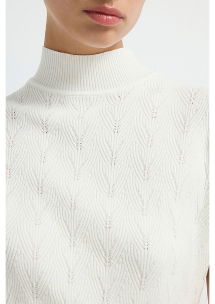 Düşük Kol Triko Bluz Kemik 11544351001 fiyatları