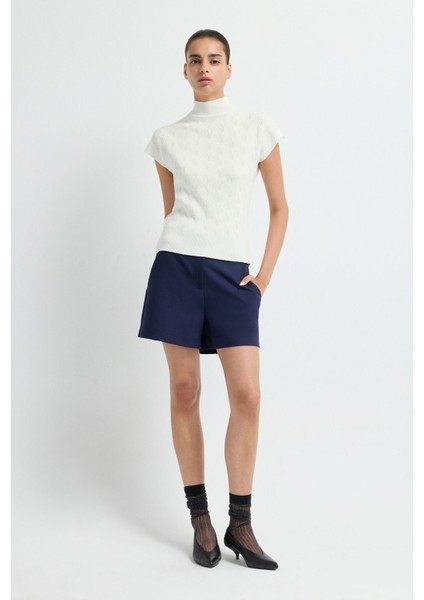 Düşük Kol Triko Bluz Kemik 11544351001 modelleri