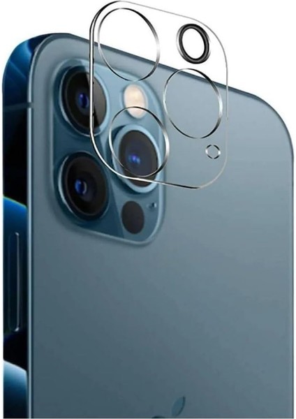 11 Pro ve 11 Pro Max Uyumlu Kamera Lens Temperli Cam Kamera 9h Sertlik Hd Şeffaf Kamera Lens Kapağı Cam Film