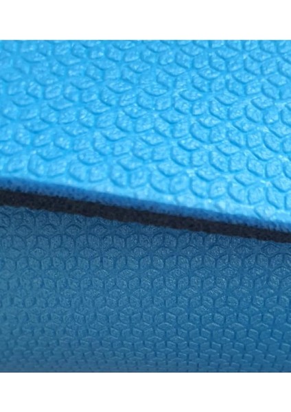 Pratik Kullanım 10 mm Pilates Minderi Yoga Matı 180X60 cm Mavi fırsatları