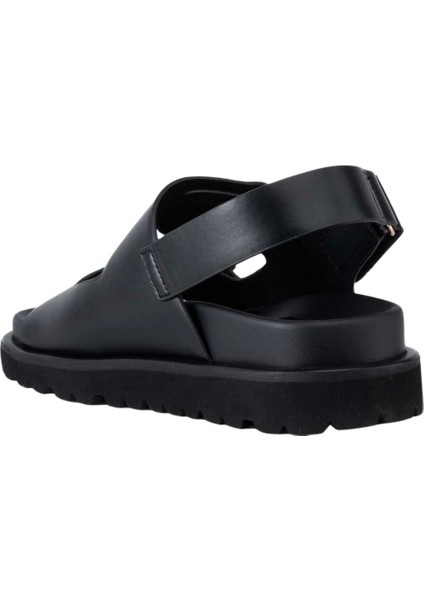 Klasik Tasarım Kadın Sandalet Siyah indirimleri