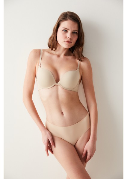 #İzbırakmaz Smooth Ten Rengi Hipster Külot