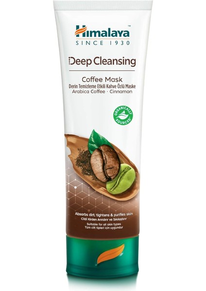 Himalaya Since 1930 Deep Cleansing Derin Temizleme Etkili Gözenek Sıkılaştırıcı Kahve Özlü Yüz Maskesi 75 ml modelleri
