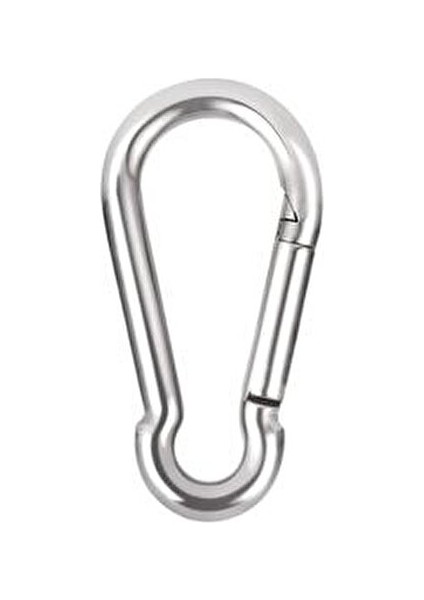 Galvaniz Çelik Karabina 4x40 mm Tırmanış ve Dağcılık İçin 2 Adet