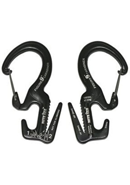 Figure 9 Halatlı Büyük Karabiner Hafif Alüminyum Yapı ile 67.5 kg Yük Taşıma Kapasitesi