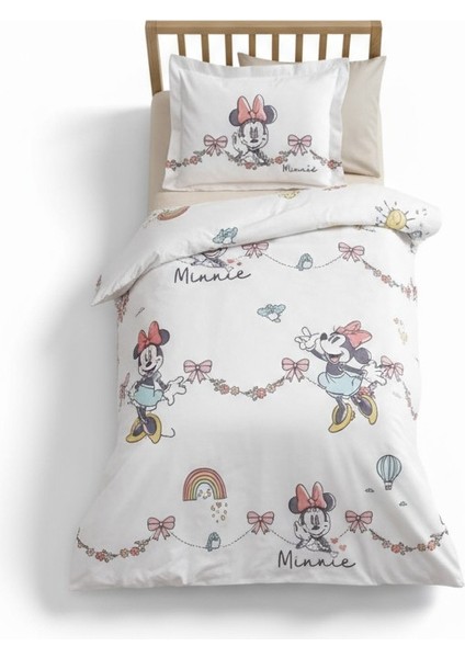 Minnie Mouse Bowties Disney Lisanslı Bebek Nevresim Takımı – %100 Pamuk modelleri