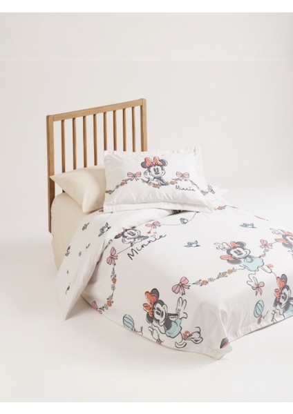 Minnie Mouse Bowties Disney Lisanslı Bebek Nevresim Takımı – %100 Pamuk fırsatları