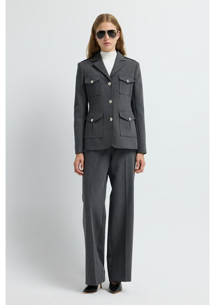 Cep Detaylı Ceket Antrasit 11945578000 fiyatları