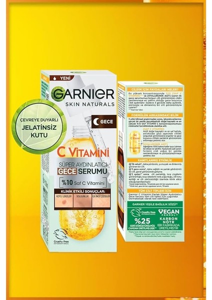 C Vitamini Süper Aydınlatıcı Gece Serumu indirimleri