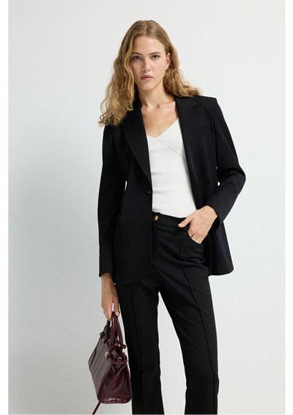 Cep Kapaklı Ceket Siyah 11944306001 fırsatları