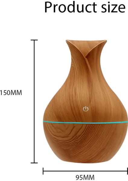 Ambiyans Aydınlatmalı Şık Hava Nemlendirici Buhar Makinası Ultrasonik Bebek Çocuk Odaları Için Humidifer 7 Renk Rgb indirimleri