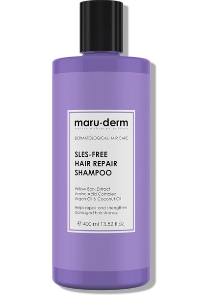 Maru.derm Onarıcı Sülfatsız Şampuan Yıpranmış Saçlar 400 ml fiyatları
